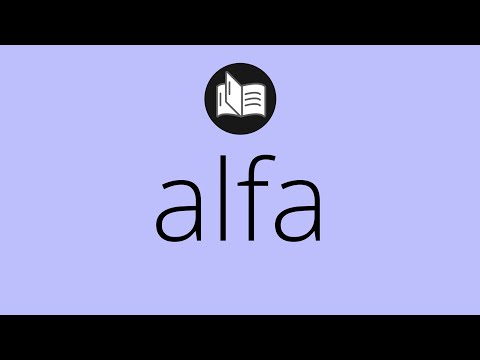 Alfa. Significado y Origen en Economía